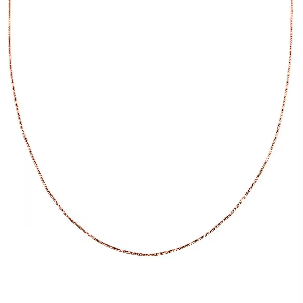  Ankur's Treasure Chest 14K Rose Gold Over Sterling Silver Chain Necklace 24 Inches 3.20 Grams image number 0
