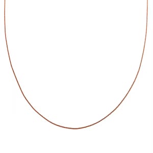  Ankur's Treasure Chest 14K Rose Gold Over Sterling Silver Chain Necklace 24 Inches 3.20 Grams