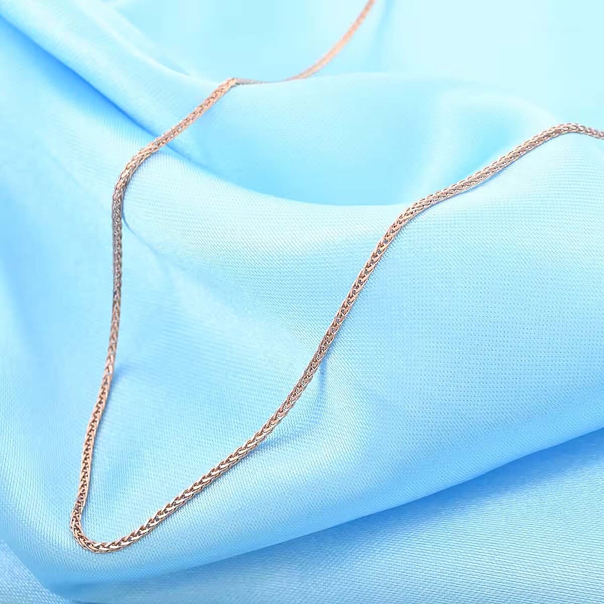  Ankur's Treasure Chest 14K Rose Gold Over Sterling Silver Chain Necklace 24 Inches 3.20 Grams image number 1