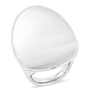 Calvin Klein Stainless Steel Undulate Ring (Size 6.0)