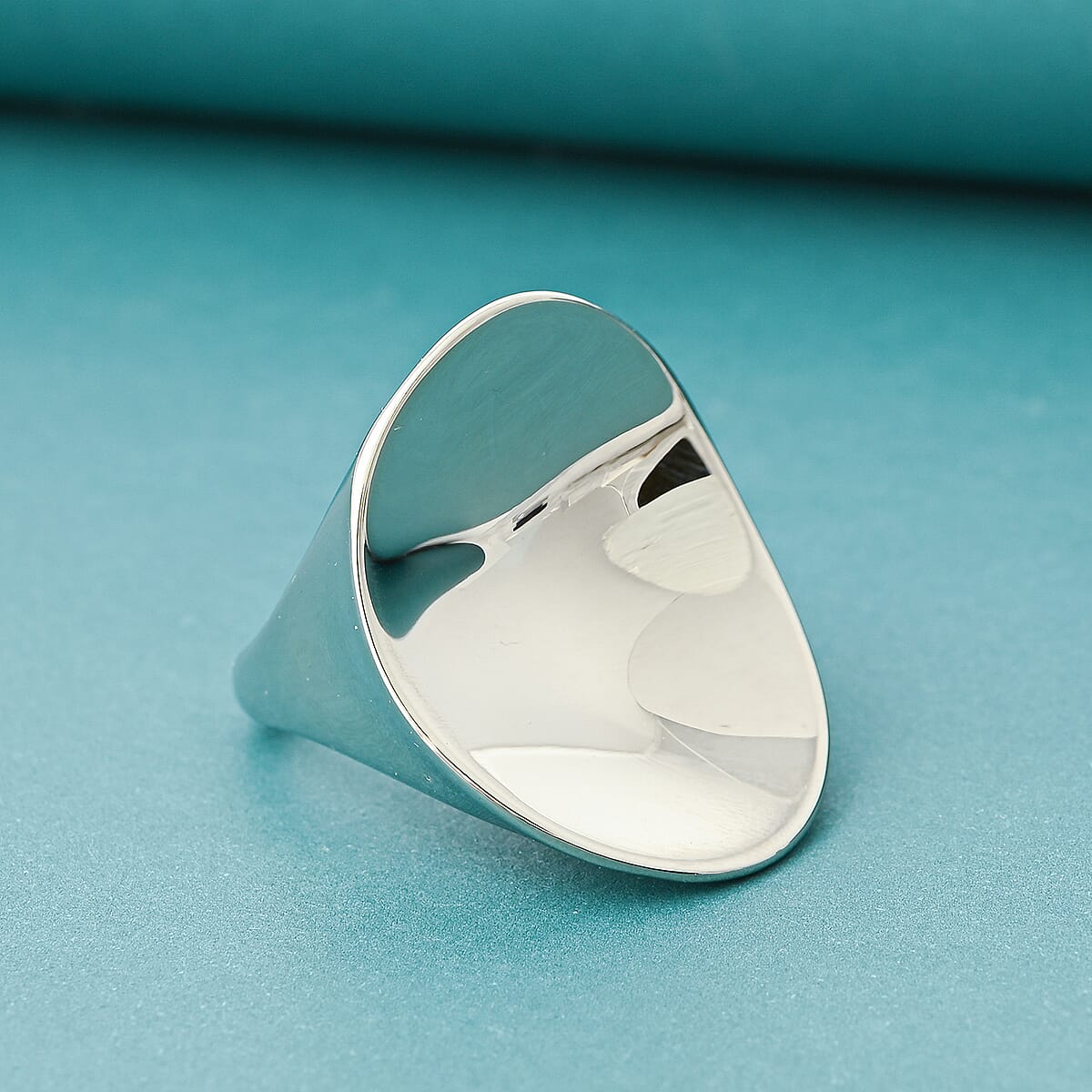 Calvin Klein Stainless Steel Undulate Ring (Size 6.0) image number 1