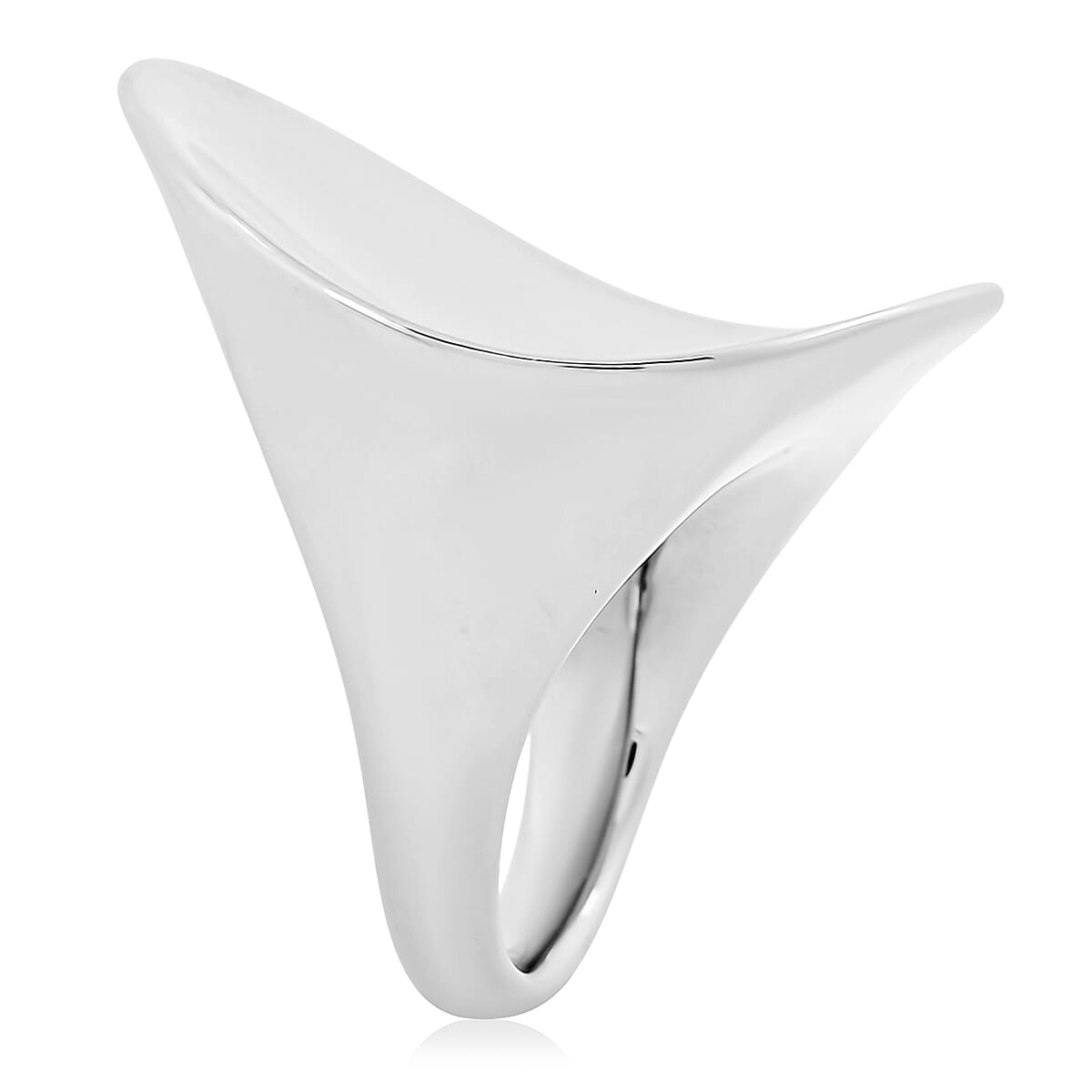 Calvin Klein Stainless Steel Undulate Ring (Size 6.0) image number 3