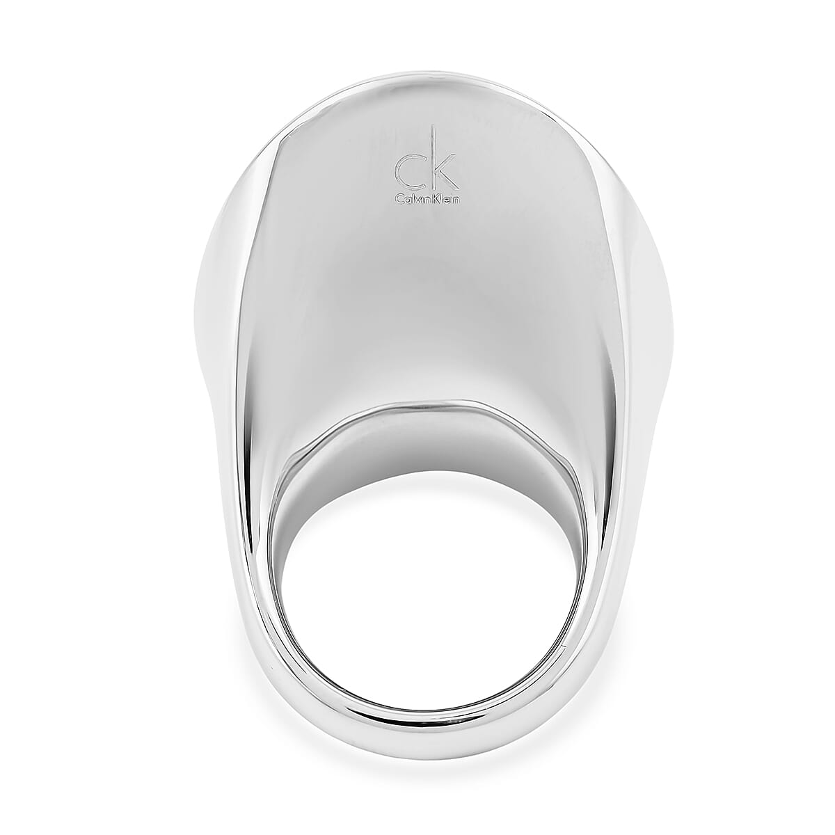 Calvin Klein Stainless Steel Undulate Ring (Size 6.0) image number 4