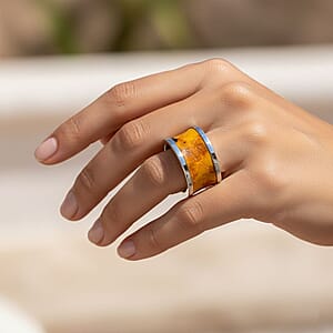 Calvin Klein Stainless Steel Spellbound Ring (Size 7.0)