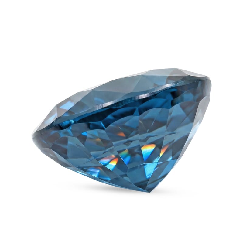 Parti Teal Sapphire (Oval Free Size) 0.70 ctw