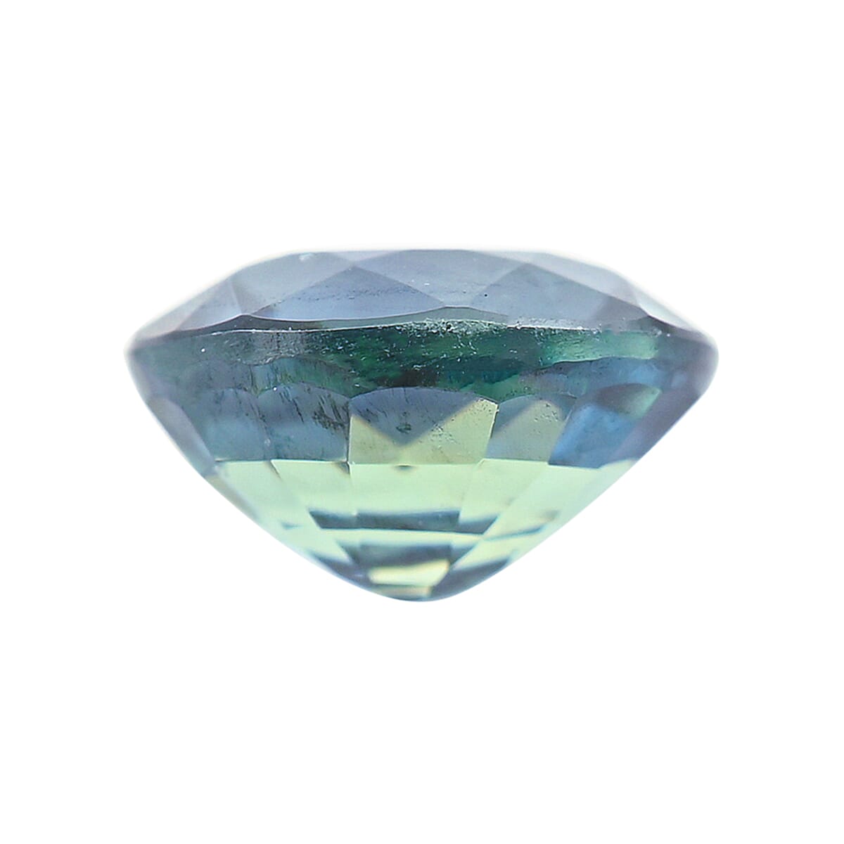 Parti Teal Sapphire (Oval Free Size) 0.70 ctw image number 3