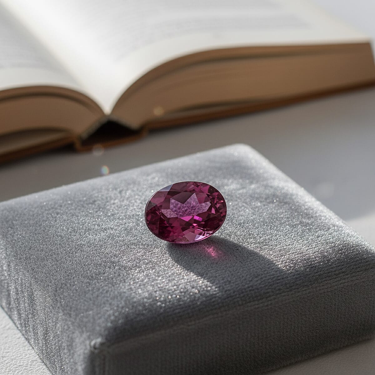 AAAA Radiant Ember Garnet (Oval Free Size) 1.75 ctw image number 1