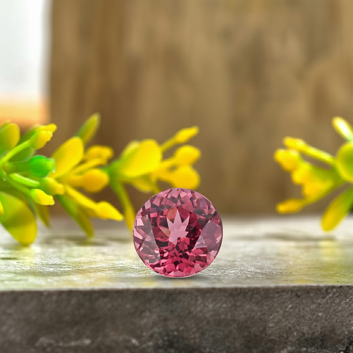 Doorbuster AAAA Tanzanian Raspberry Garnet (Rnd 7.5 mm) 2.00 ctw image number 1