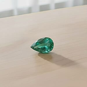 Certified & Appraised AAAA Gemfields Emerald (Pear Free Size) 4.00 ctw