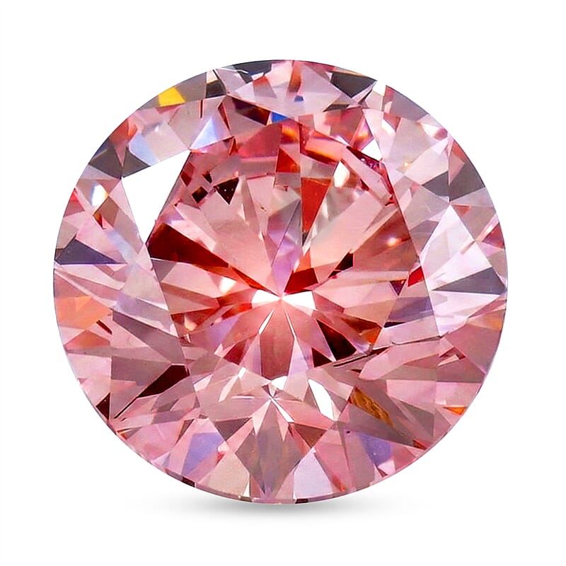 Luxuriant Lab Grown Pink Diamond (IR) (Round) (VS) 2.00 ctw