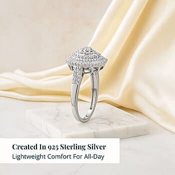 Rhodium Over Sterling Silver / 10 - Product card gallery slide 3 (10178352742713)
