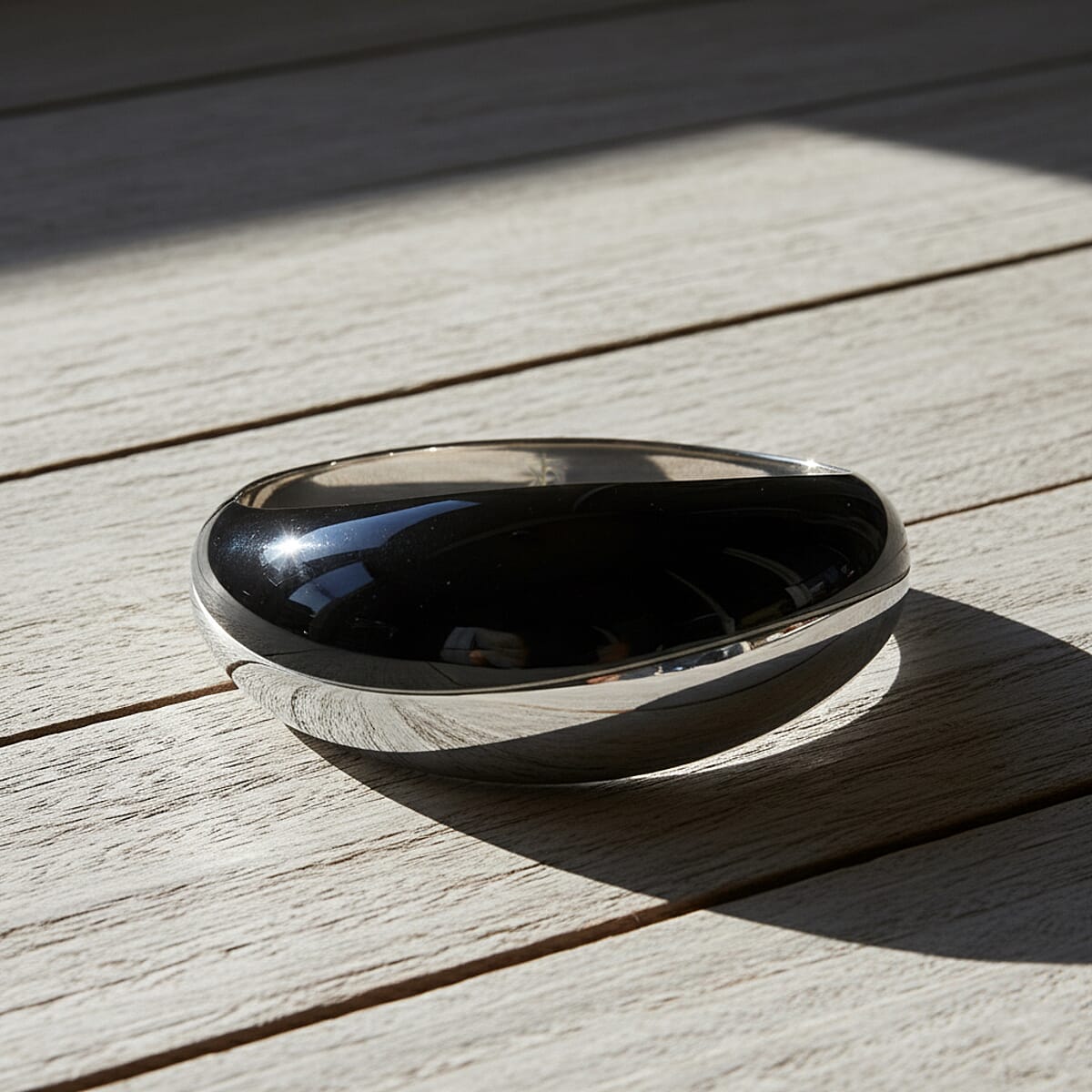 Calvin Klein ION Plated Black Stainless Steel Empathic Bangle Bracelet (6.00 In) image number 1