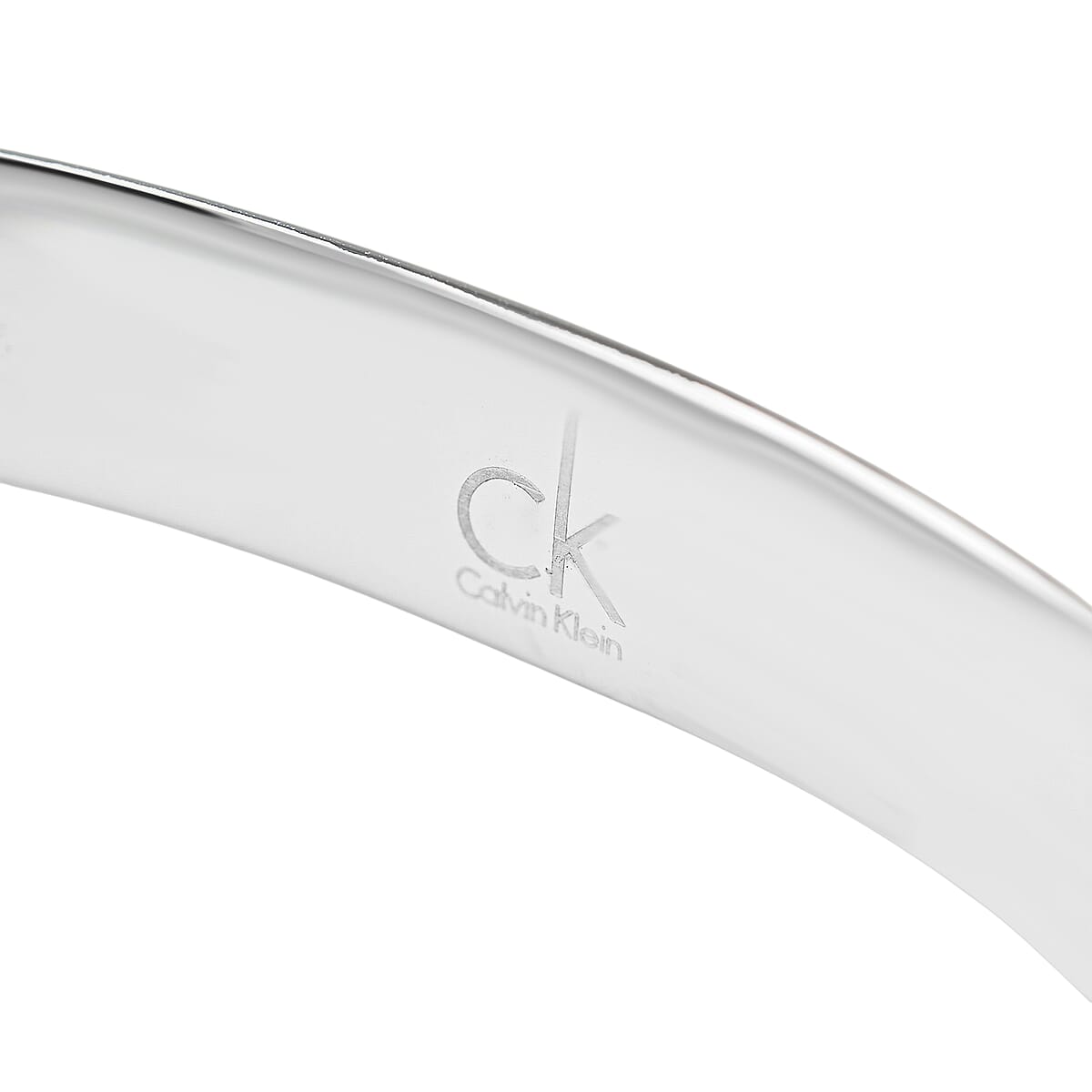 Calvin Klein ION Plated Black Stainless Steel Empathic Bangle Bracelet (6.00 In) image number 3