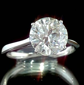 Luxuriant Lab Grown Diamond G VS 3.00 ctw Ring in 14K White Gold (Size 5.0)