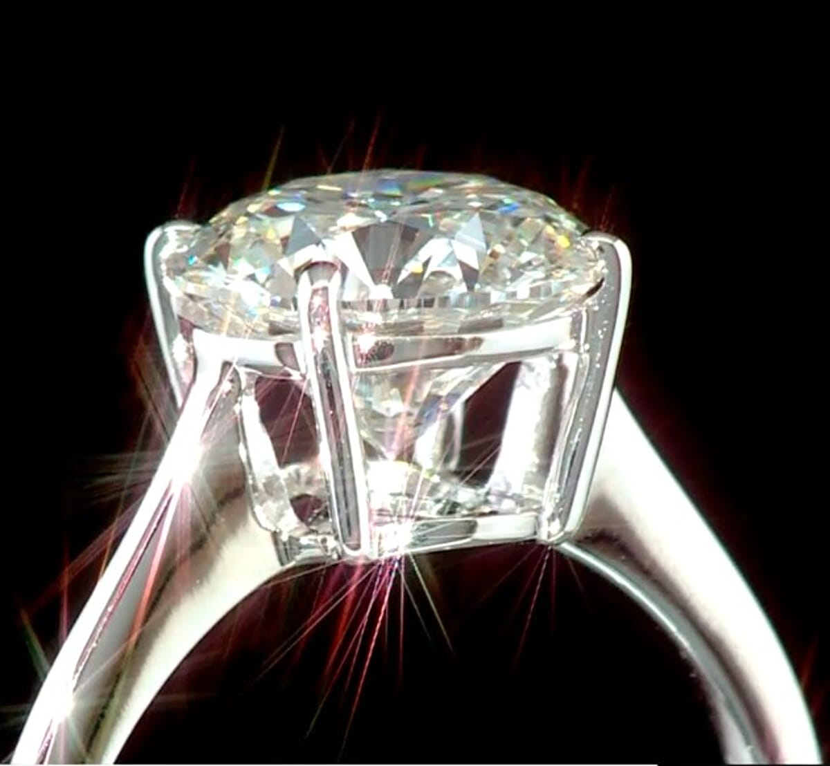 Luxuriant Lab Grown Diamond G VS 3.00 ctw Ring in 14K White Gold (Size 5.0) image number 5