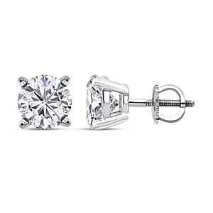 Luxuriant Lab Grown Diamond G VS 3.00 ctw Earrings in 14K White Gold