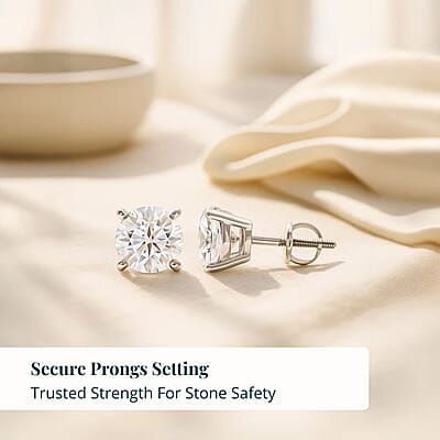Luxuriant Lab Grown Diamond G VS 3.00 ctw Earrings in 14K White Gold