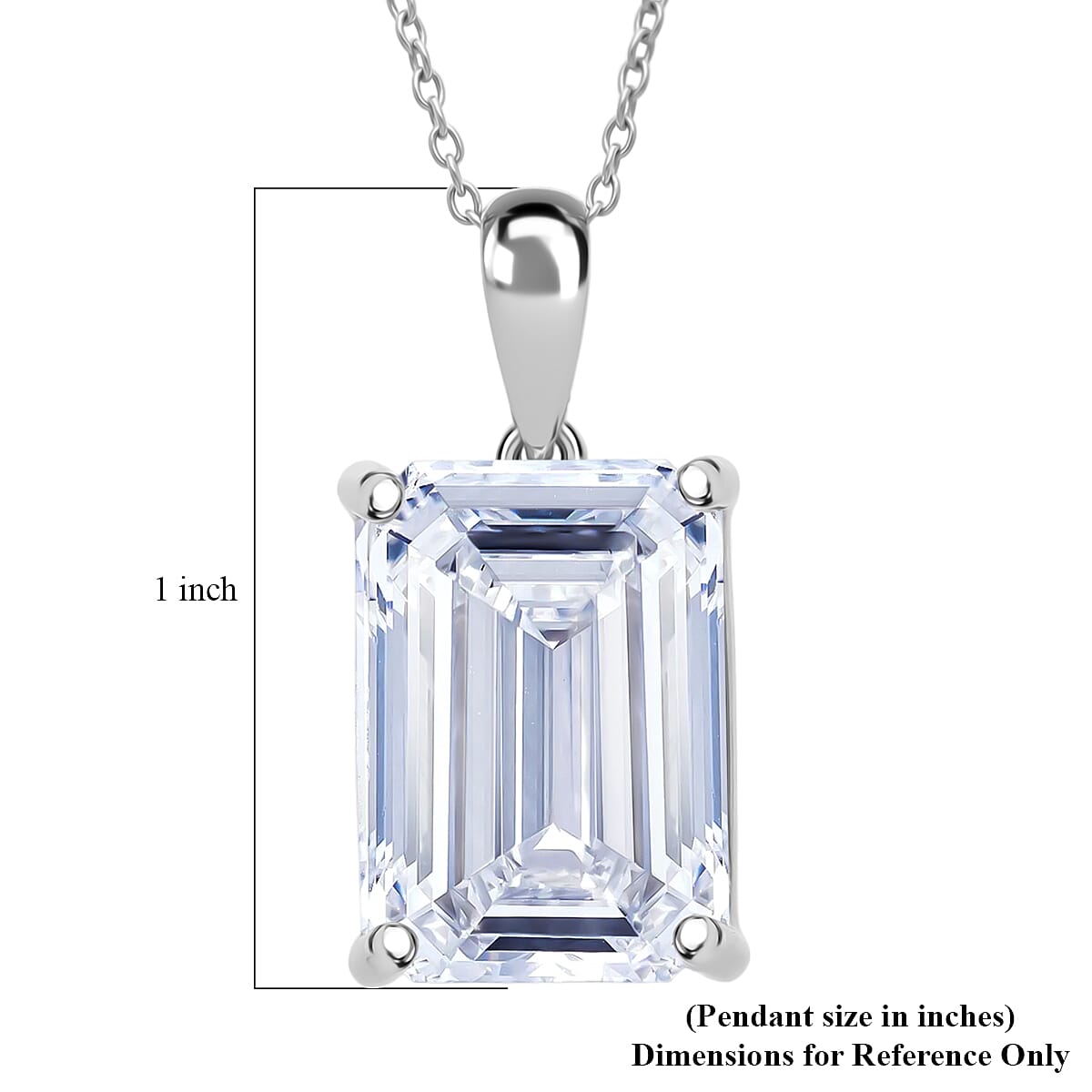 Luxuriant Lab Grown Diamond G-H SI 2.00 ctw Empire Geometry Earrings in Rhodium Over Sterling Silver image number 6