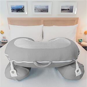 Plufl Grey Jumbo Cooling Body Pillow