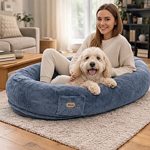 Plufl Human Dog Bed - Charcoal