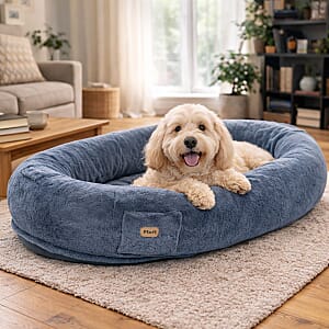 Plufl Human Dog Bed - Charcoal