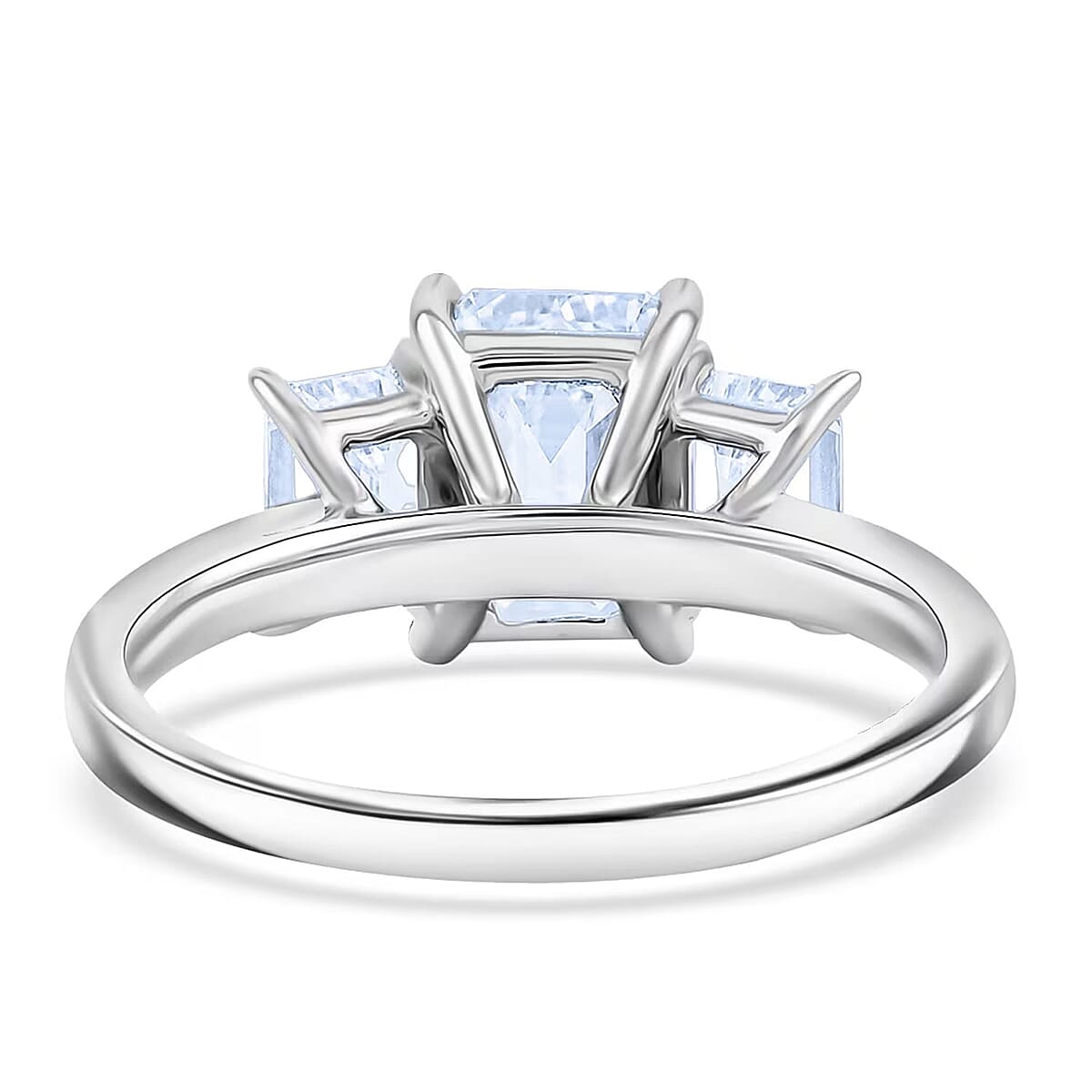 14K White Gold Luxuriant Lab Grown Diamond(G VS2) Ring (Size 10.0) (4 g) 3.08 ctw image number 7