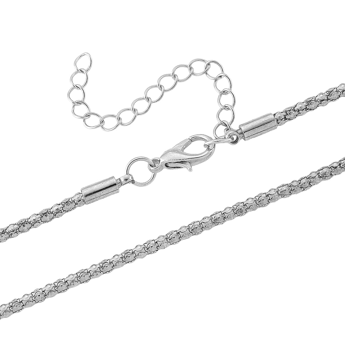 Simulated Blue Sapphire and Austrian Crystal Celestial Pendant Necklace in Silvertone 24-26 Inches image number 5