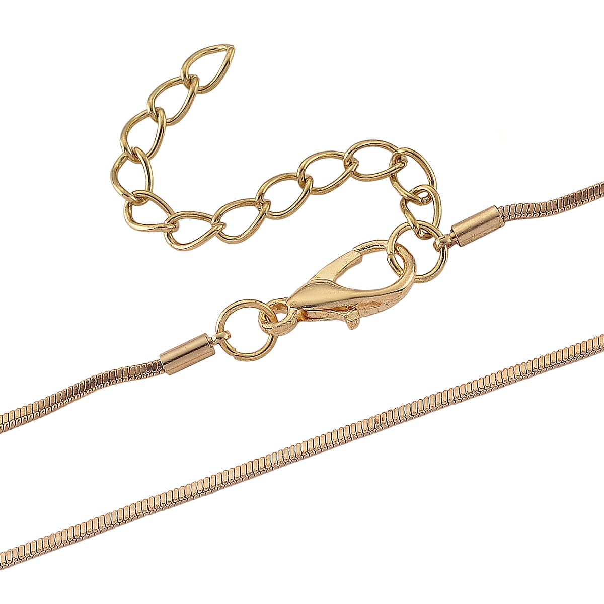 Simulated Champagne Sapphire and Austrian Crystal Elongated Pendant Necklace in Goldtone 24-26 Inches image number 5