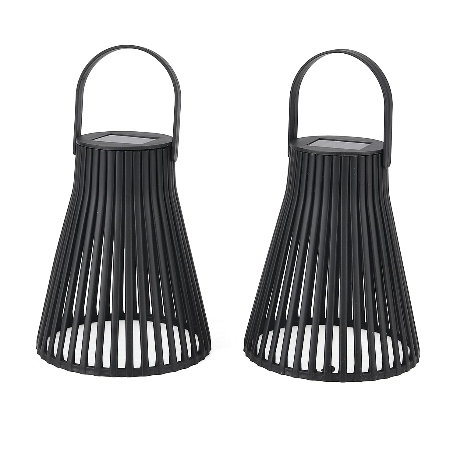 Livmore Black Set of 2pcs Solar LED Light
