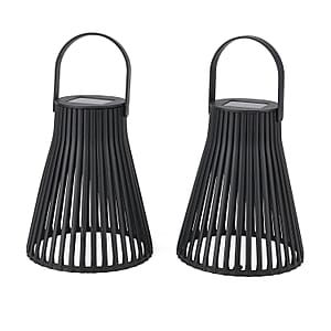 Livmore Black Set of 2pcs Solar LED Light