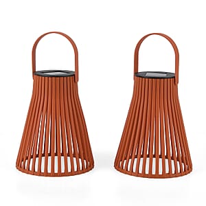Livmore Red Set of 2pcs Solar LED Light