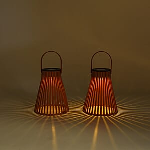 Livmore Red Set of 2pcs Solar LED Light