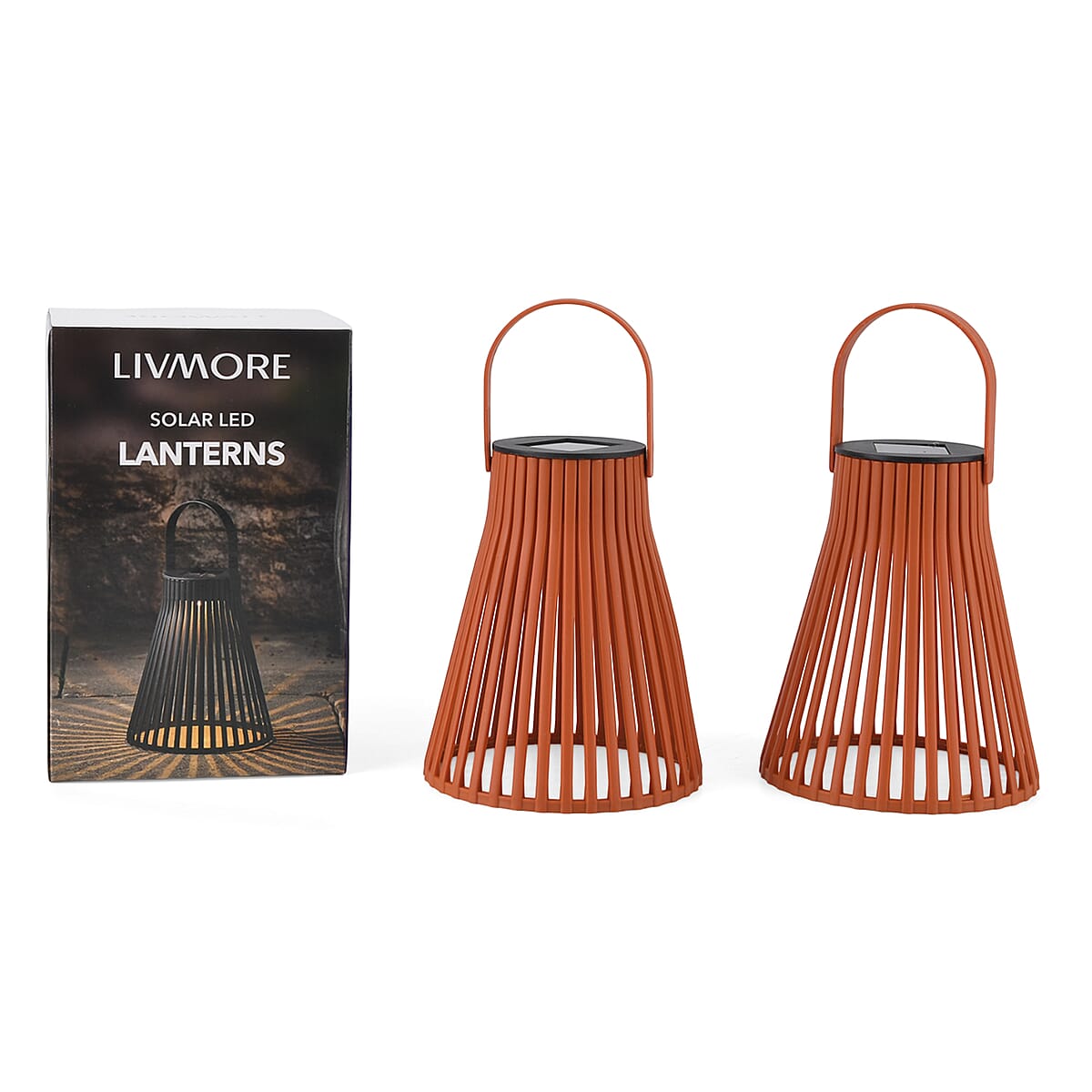 Livmore Red Set of 2pcs Solar LED Light image number 5