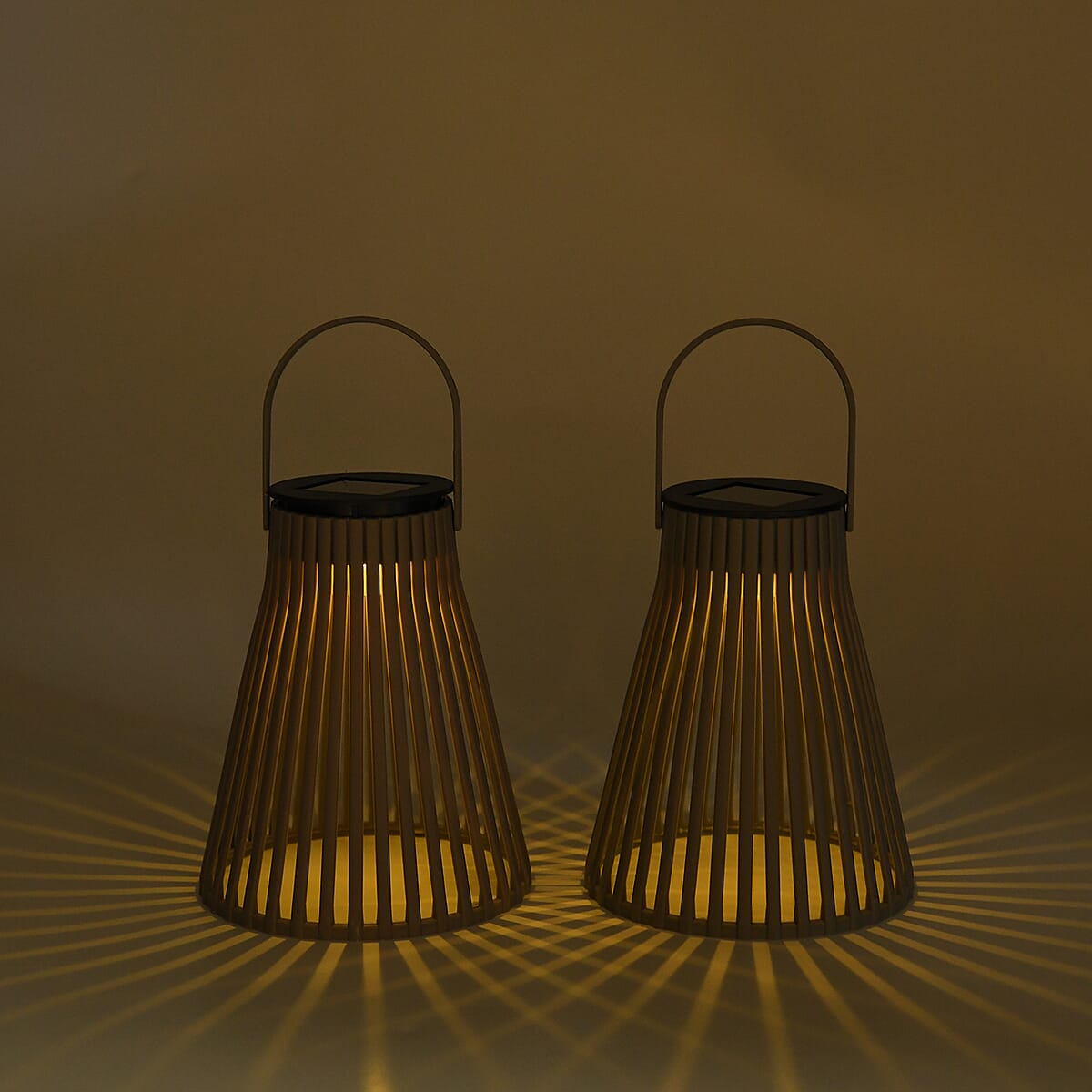 Livmore Gray Set of 2pcs Solar LED Light image number 1