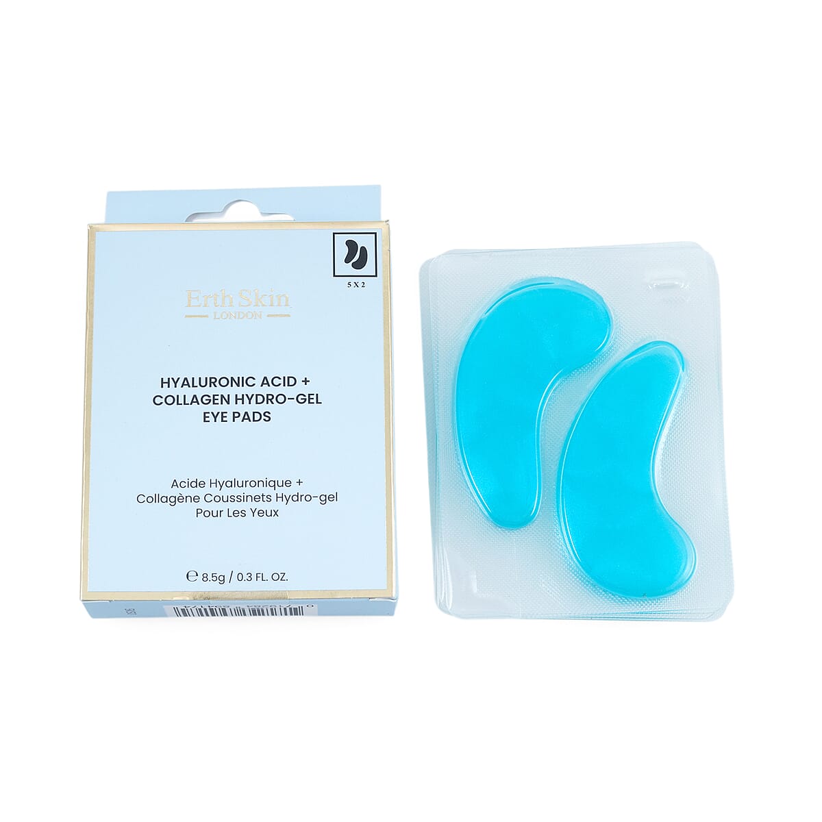 Erth Skin London Hyaluronic Acid + Collagen Hydrogel Eye Pads 5 X 2 image number 2