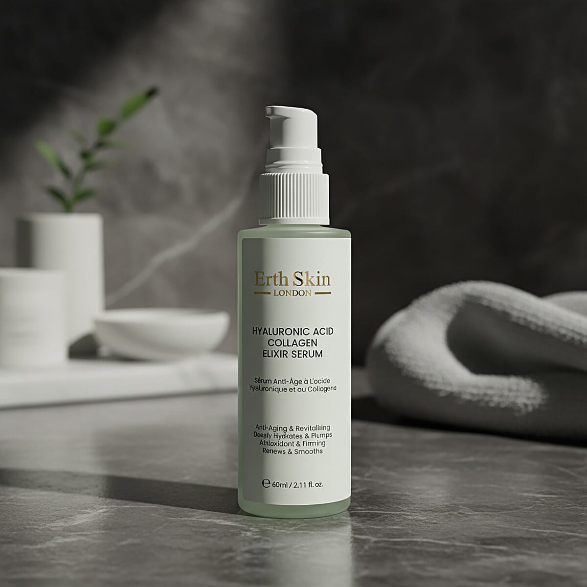 Erth Skin London Hyaluronic acid & Collagen Serum - 60ml image number 1