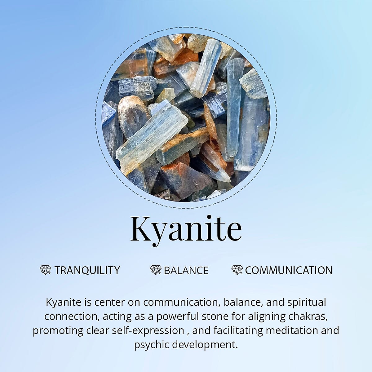 Doorbuster D'Joy Premium Kashmir Kyanite 95.00 ctw Beaded Necklace in Rhodium Over Sterling Silver 18-20 Inches image number 7