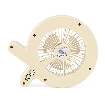 Beige 1200mAh Rechargeable Rainbow Fan