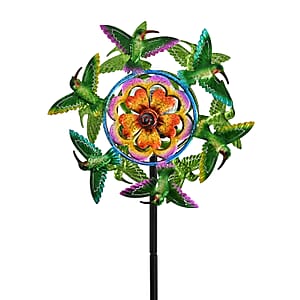 Livmore Iron Hummingbird Spinner Stake