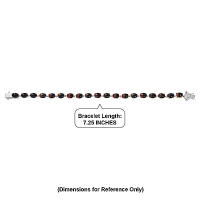 D'Joy Smoked Ethiopian Opal 9.90 ctw Cosmic Light Bracelet in 18K Vermeil YG and Rhodium Over Sterling Silver (7.25 In)