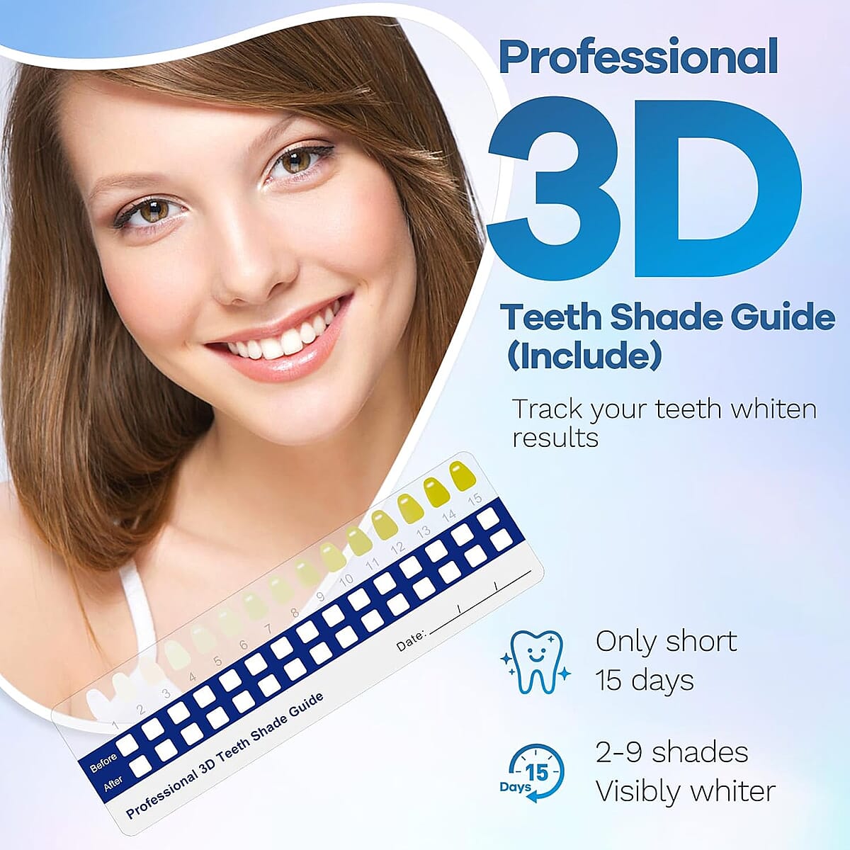 Teeth Whitening LED Kit, Black image number 3