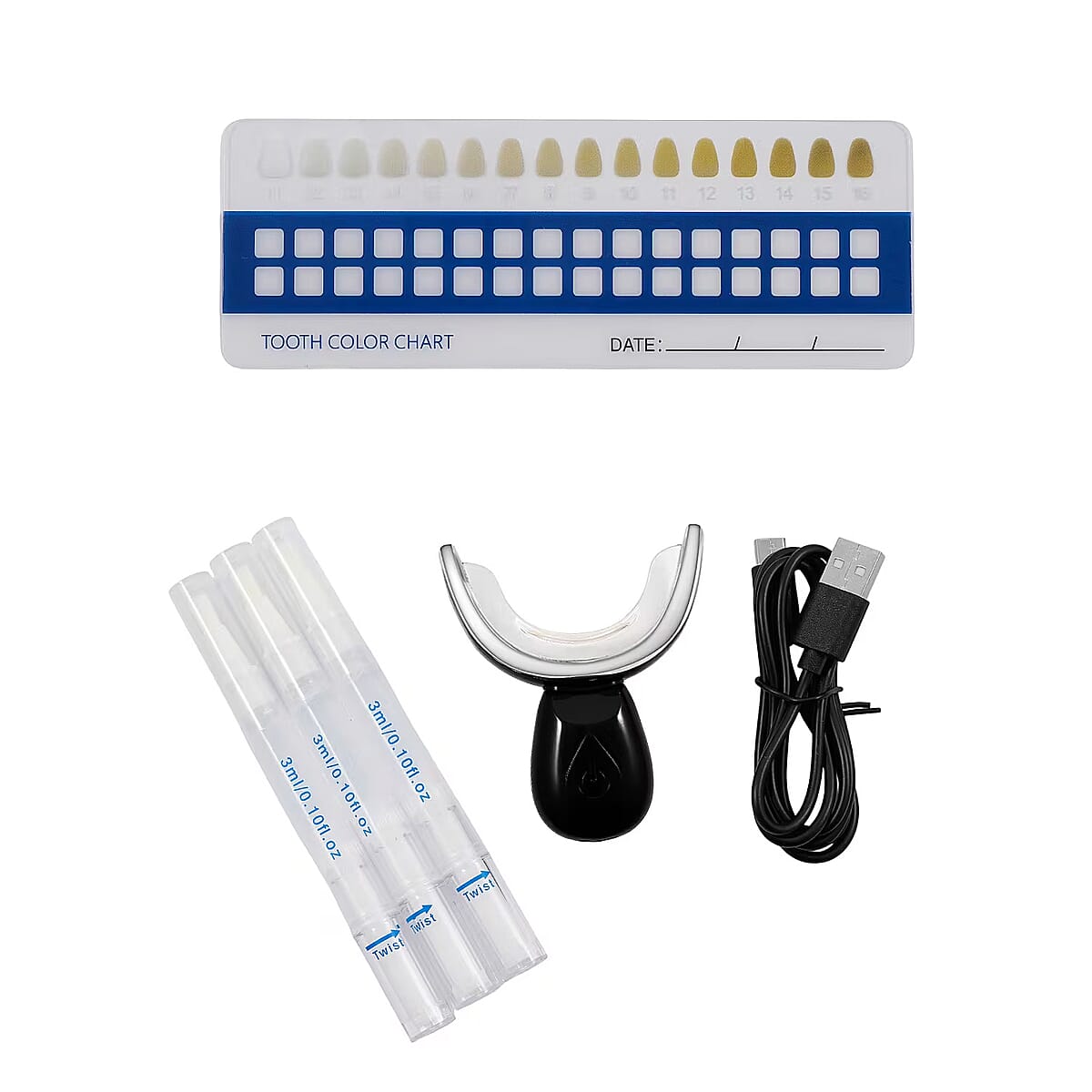 Teeth Whitening LED Kit, Black image number 8