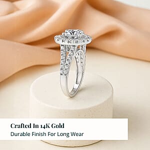 Luxuriant Lab Grown Diamond Infinite Ring in 14K White Gold 3.38 ctw (Size 6.0)