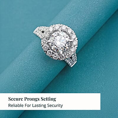 Luxuriant Lab Grown Diamond Infinite Ring in 14K White Gold 3.38 ctw (Size 6.0)