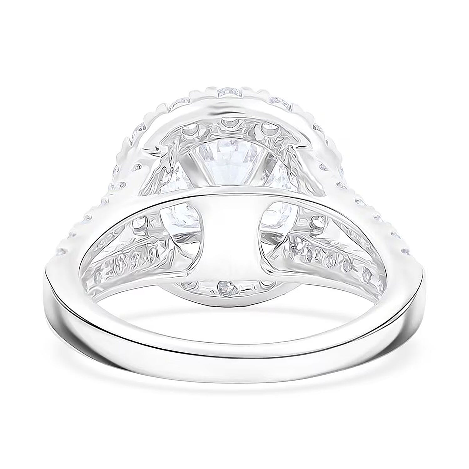 Luxuriant Lab Grown Diamond Infinite Ring in 14K White Gold 3.38 ctw (Size 6.0)