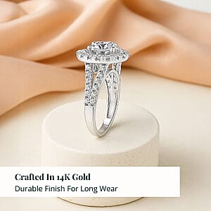 Luxuriant Lab Grown Diamond Infinite Ring in 14K White Gold 3.38 ctw (Size 7.0)