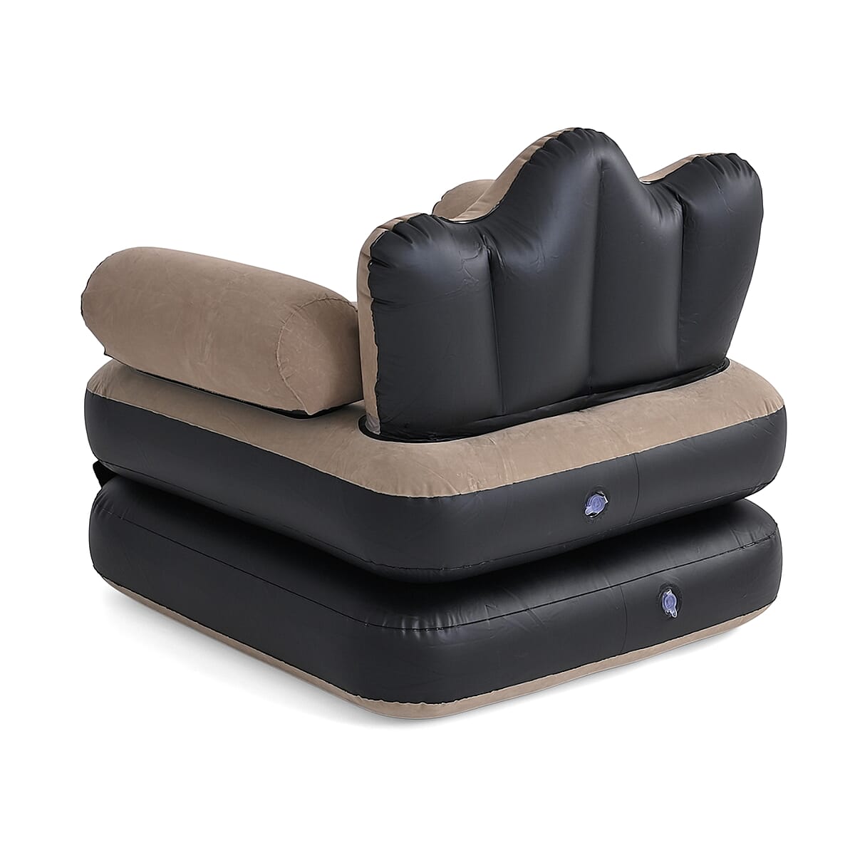 Gray Inflatable Lounge Chair with Detachable Footrest image number 6