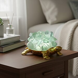 Crystal ornament with light