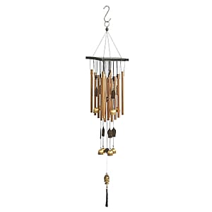 Golden Iron Buddha Serenity Bells Windchime