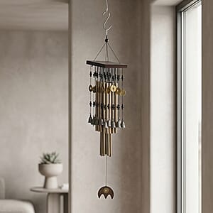 Golden Iron Feng Shui Fortune Bells Windchime
